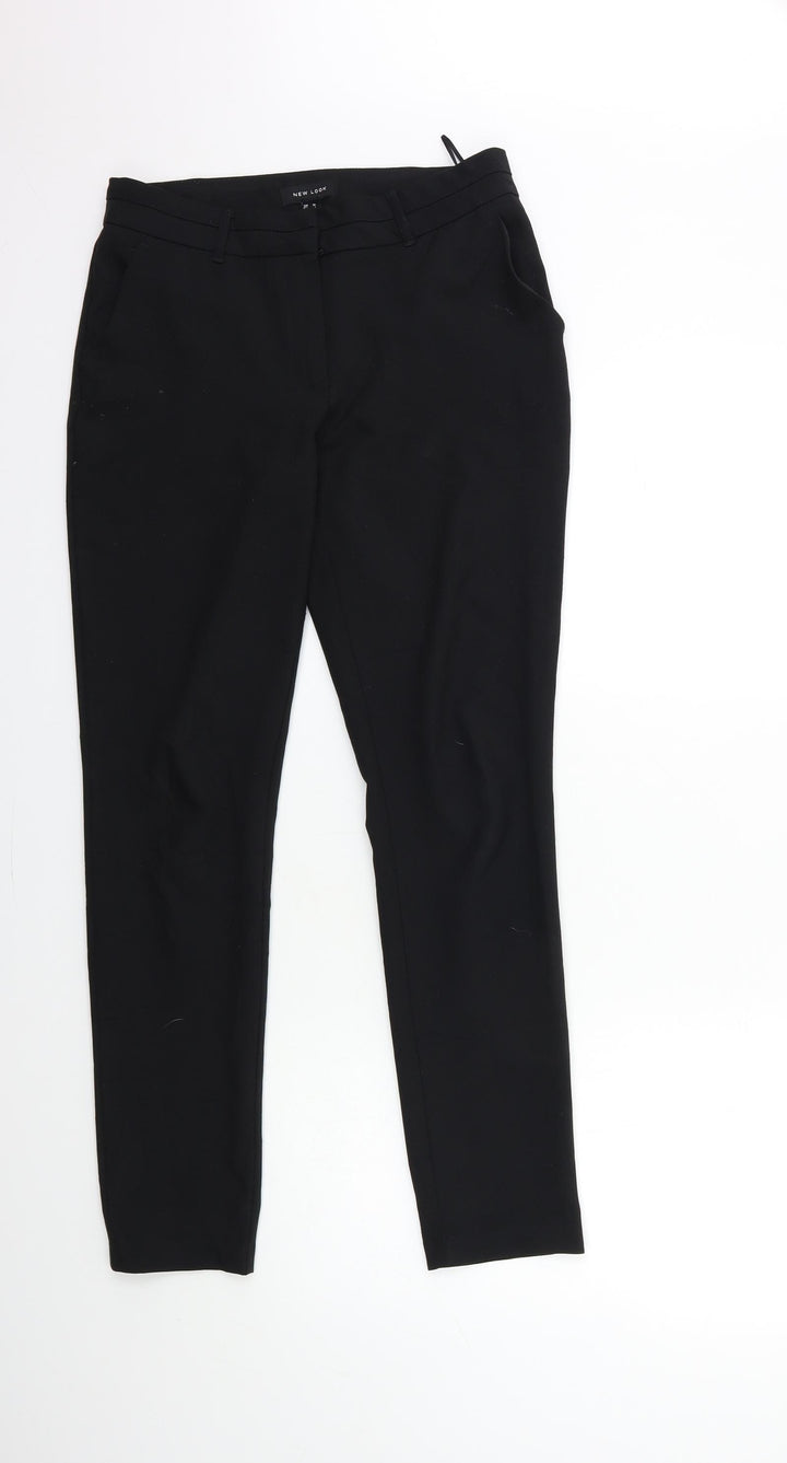 New Look Womens Black Trousers Size 10 L30 in
