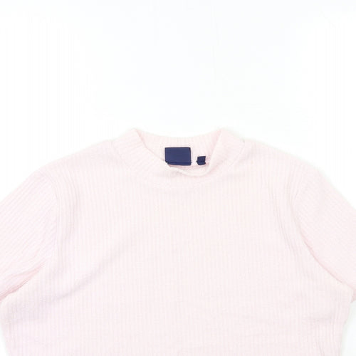 DASH Womens Pink  Knit Pullover Jumper Size 12