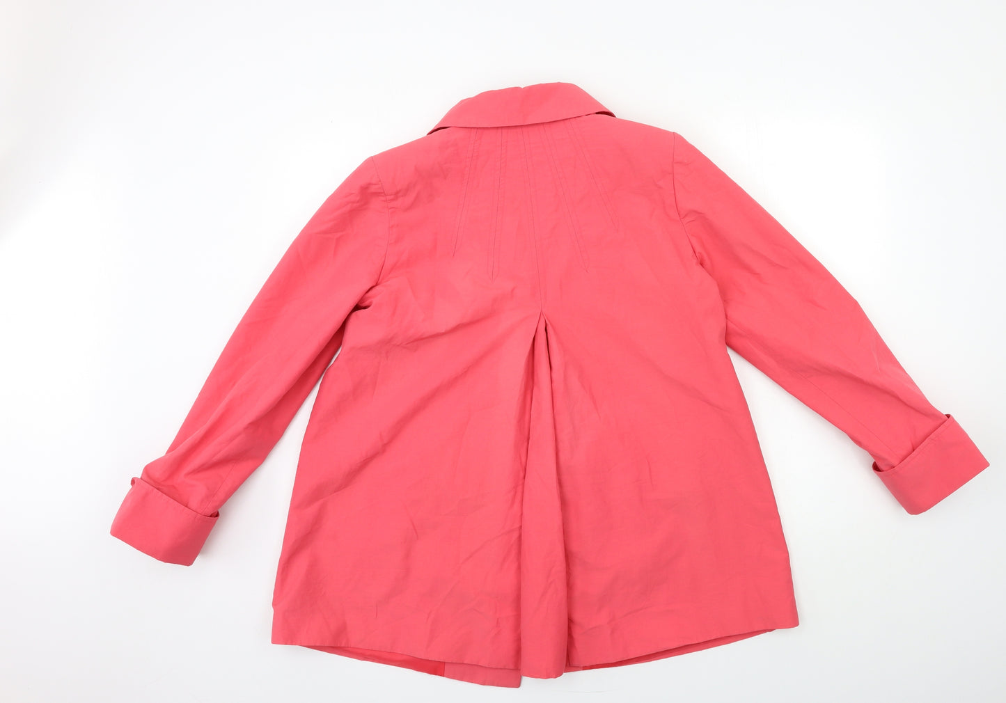 SPECIAL Womens Pink   Overcoat Coat Size 12
