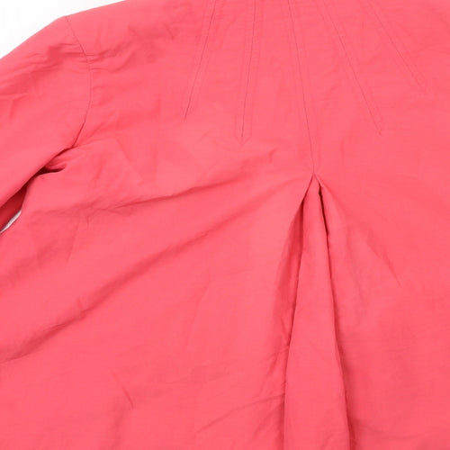SPECIAL Womens Pink   Overcoat Coat Size 12