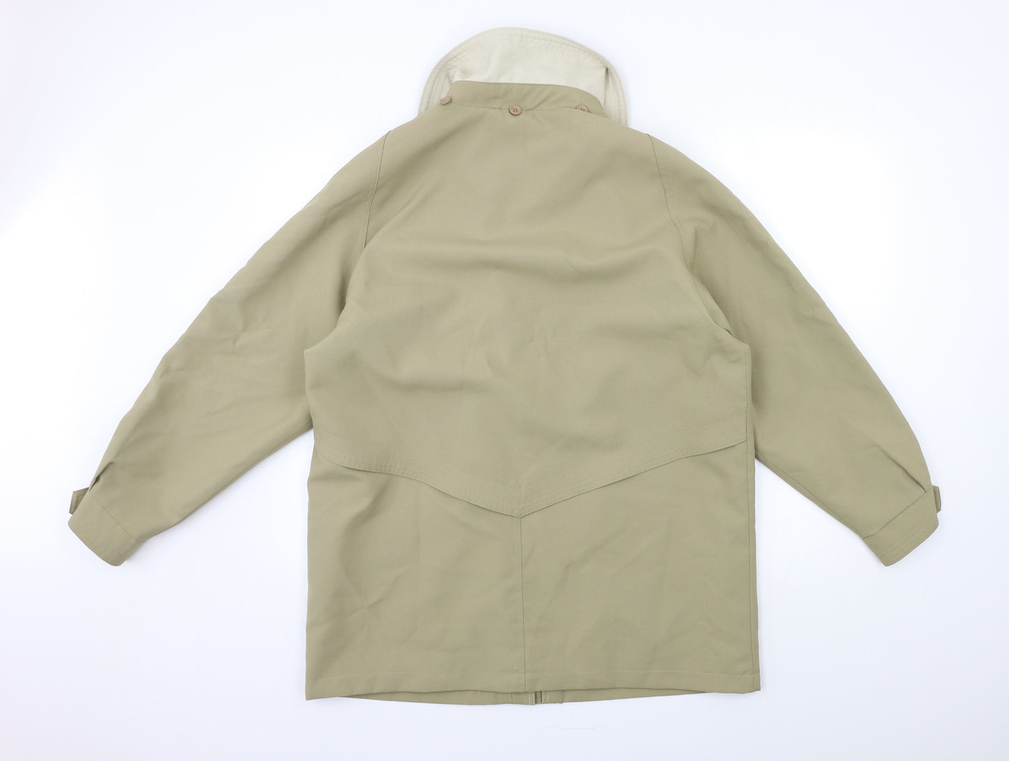 DAVID BARRY Womens Green   Overcoat Coat Size 16