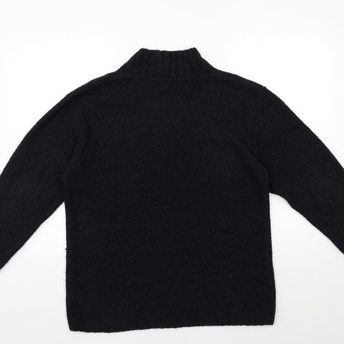Todays Woman Womens Black  Knit Pullover Jumper Size L