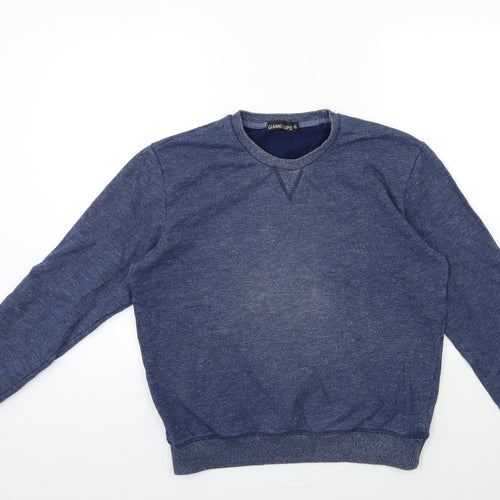 GIANNI LUPO Mens Blue   Pullover Sweatshirt Size XL