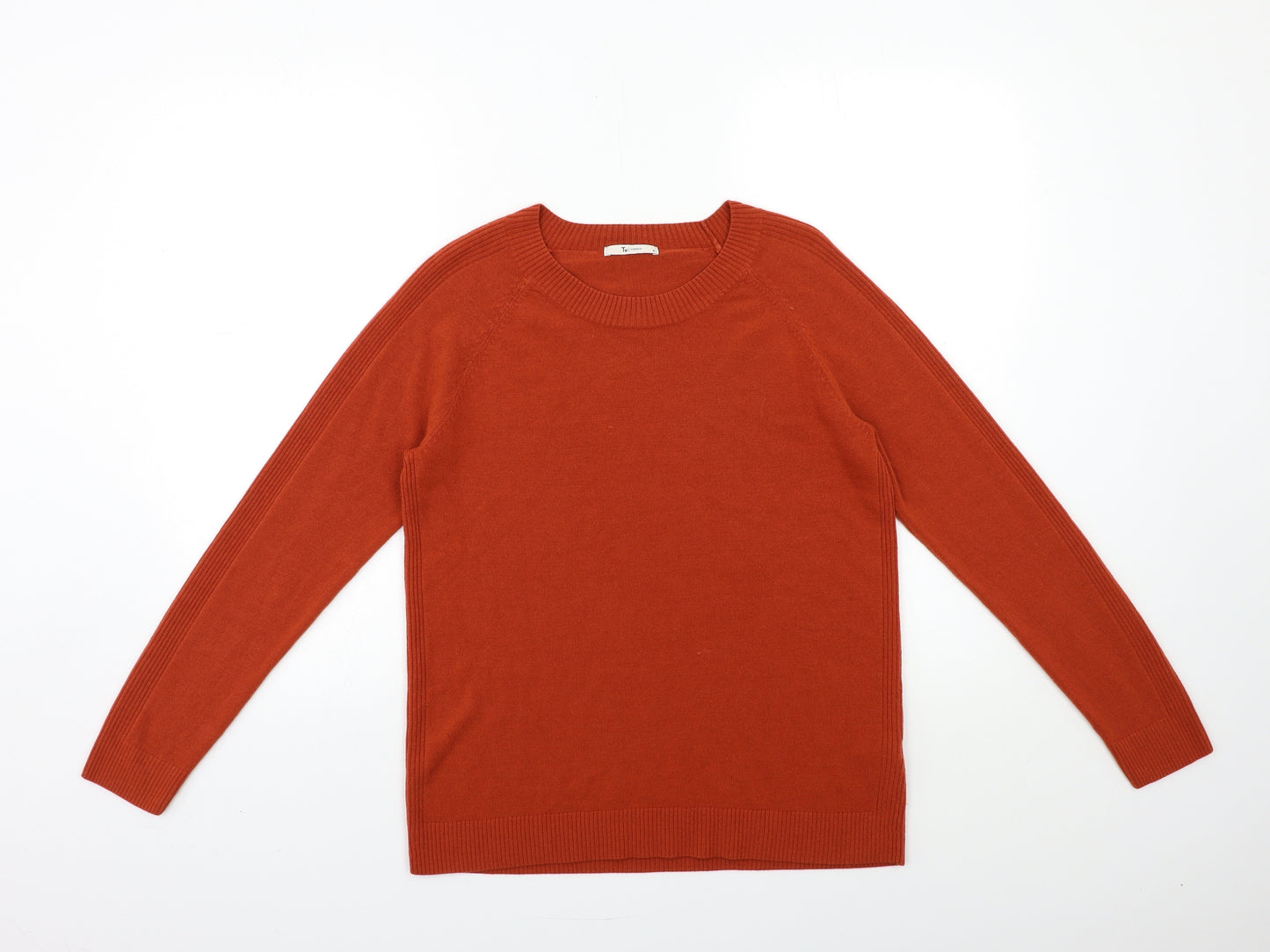 TU Womens Brown  Knit Pullover Jumper Size 16