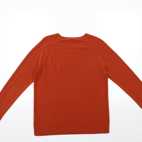 TU Womens Brown  Knit Pullover Jumper Size 16