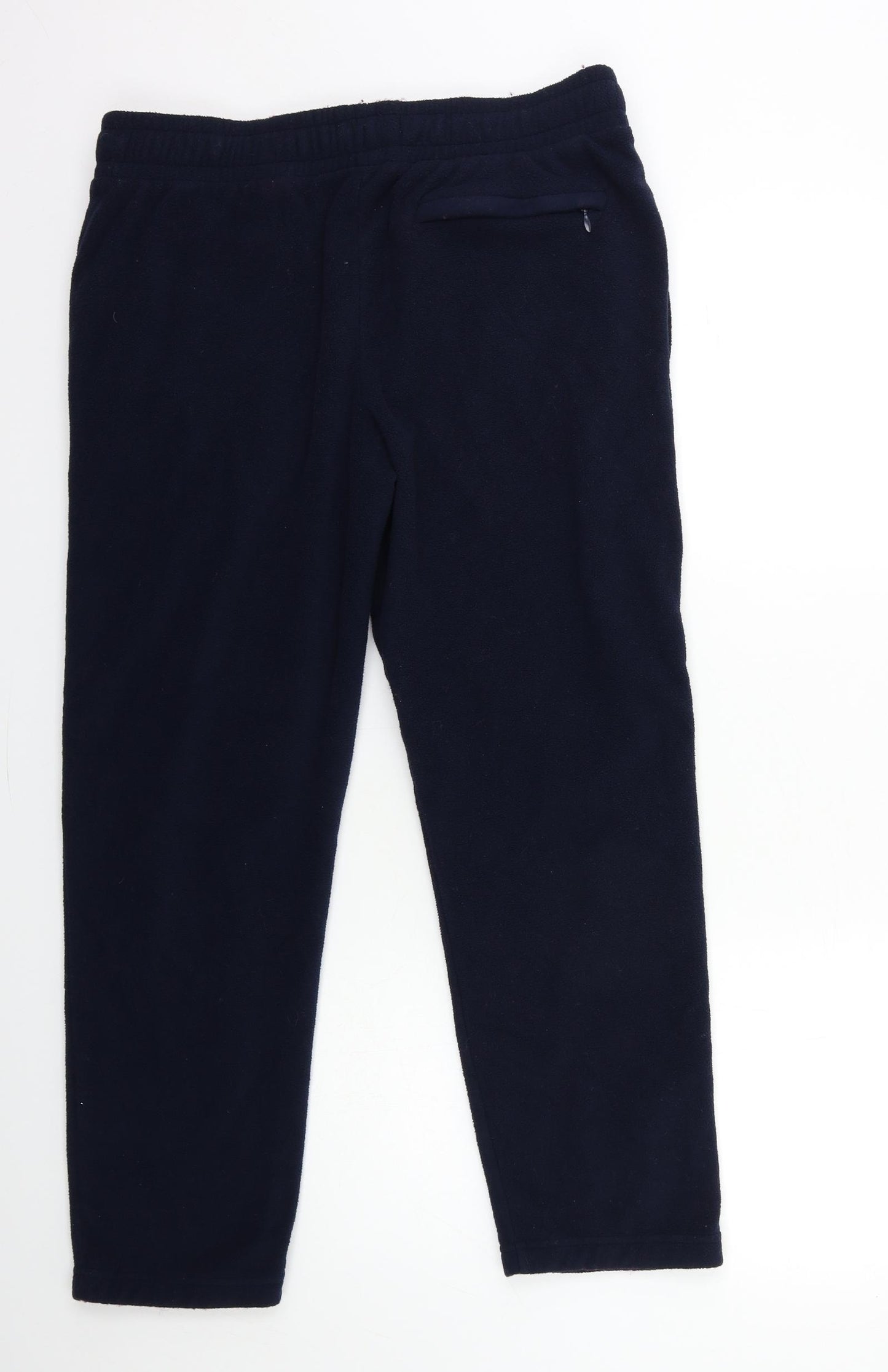 Marks and Spencer Womens Blue  Fleece Trousers  Size L L26 in