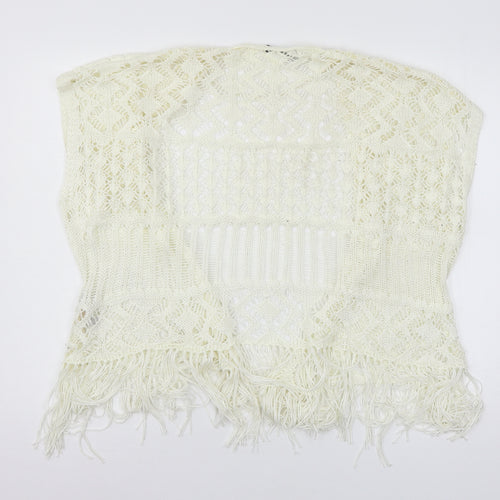 Atmosphere Womens Ivory  Knit Cardigan Jumper Size XS