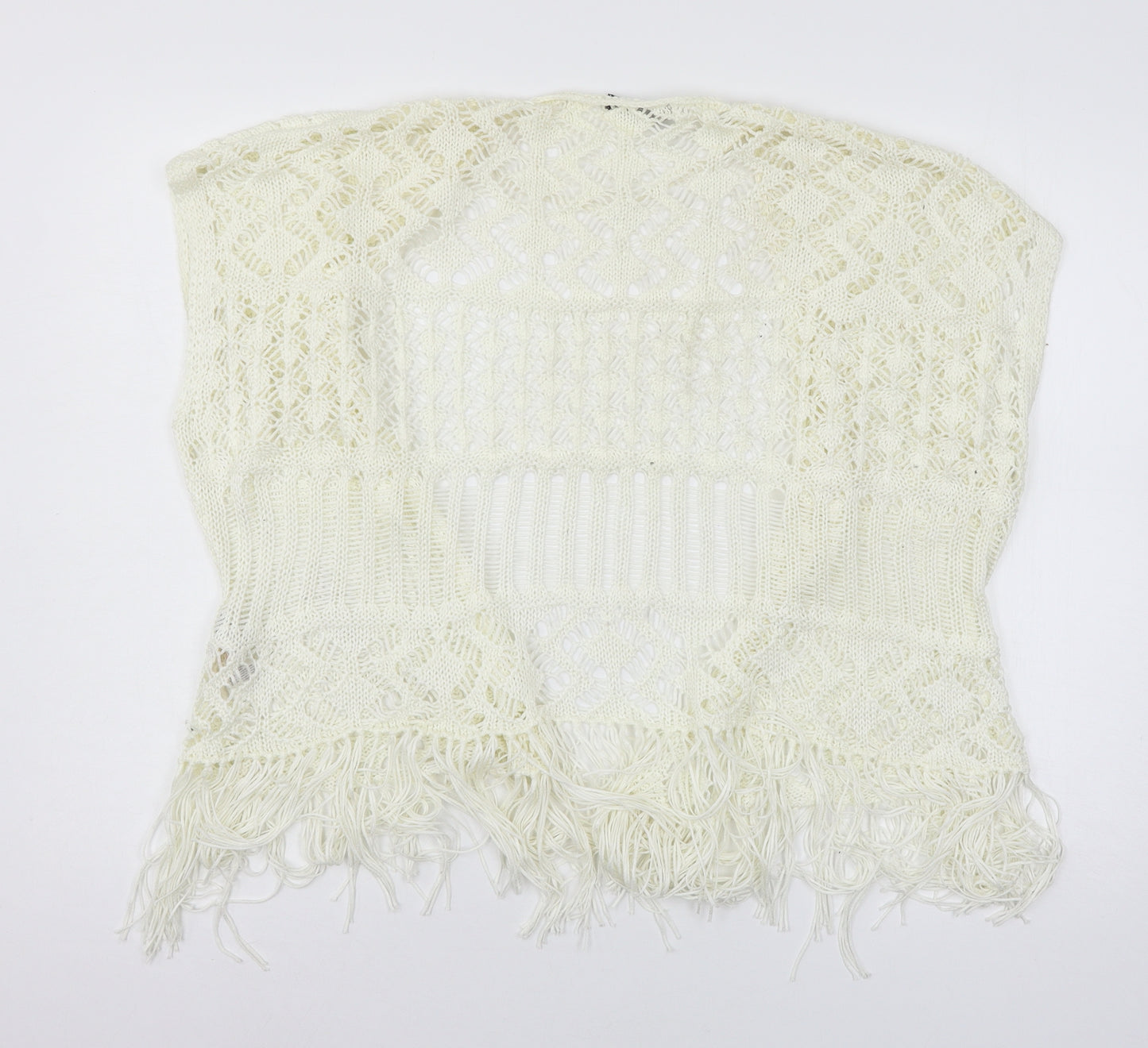 Atmosphere Womens Ivory  Knit Cardigan Jumper Size XS