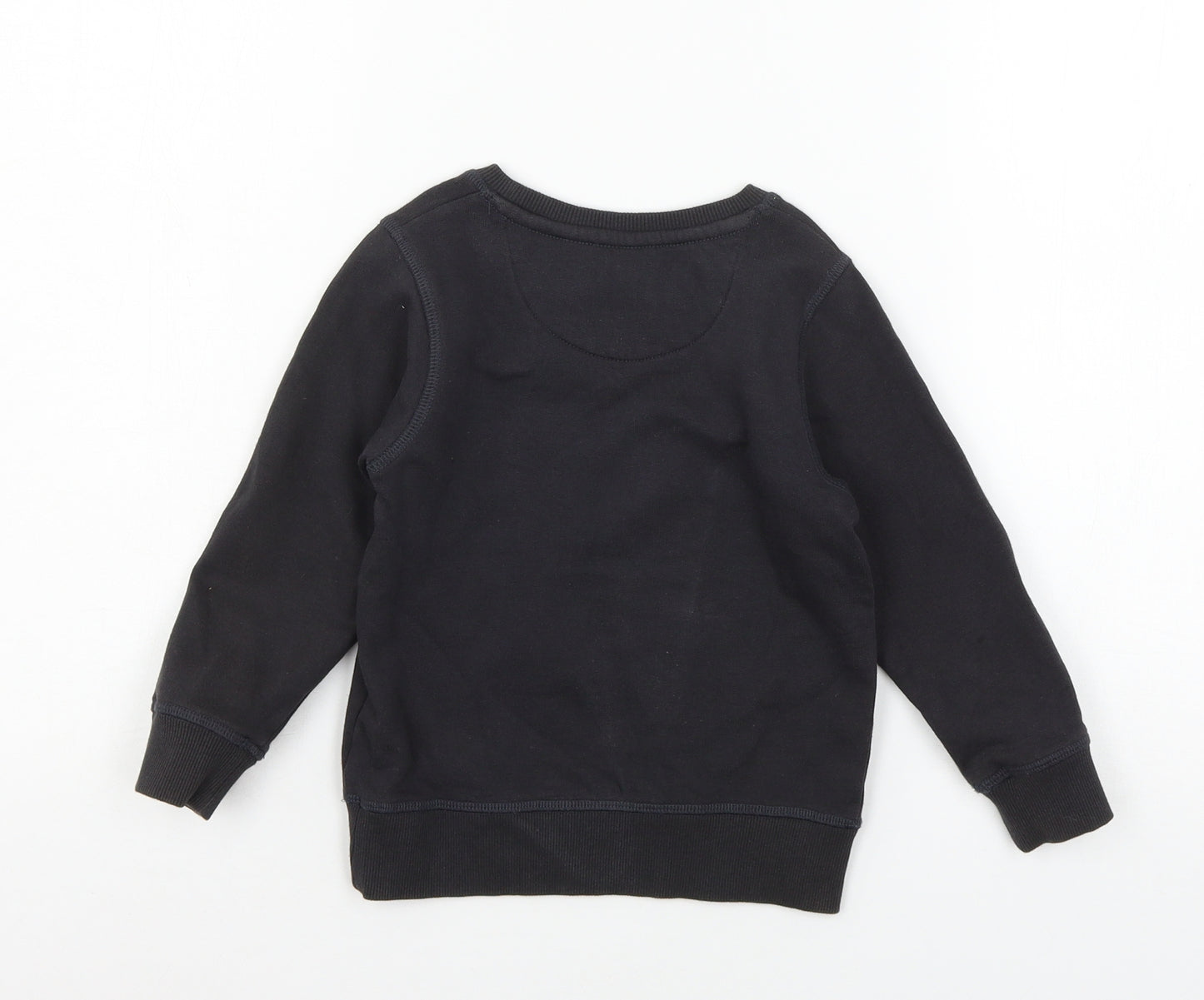 Marks and Spencer Boys Blue  Jersey Pullover Sweatshirt Size 2-3 Years  - Polar Bear