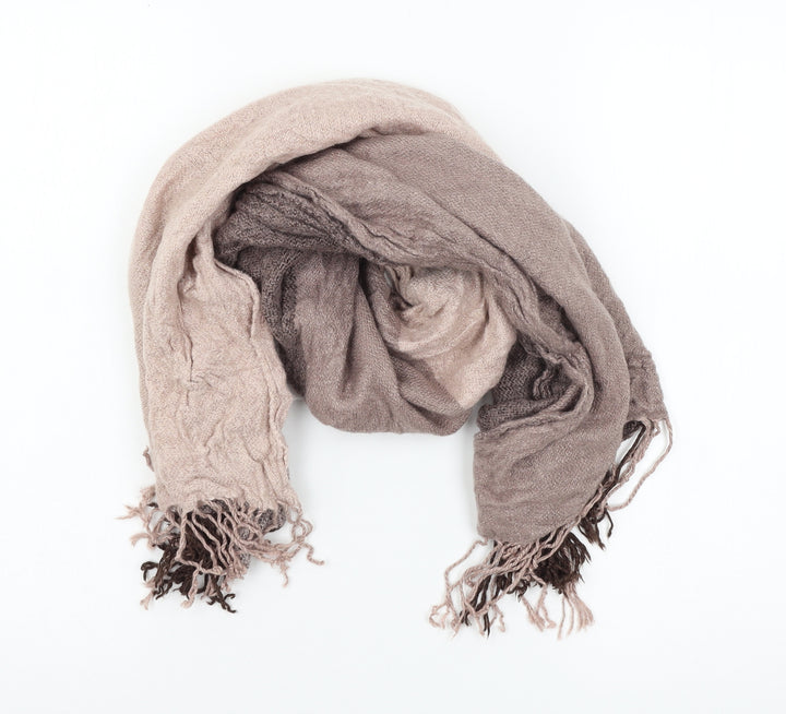 H&M Womens Pink Geometric Knit  Scarf