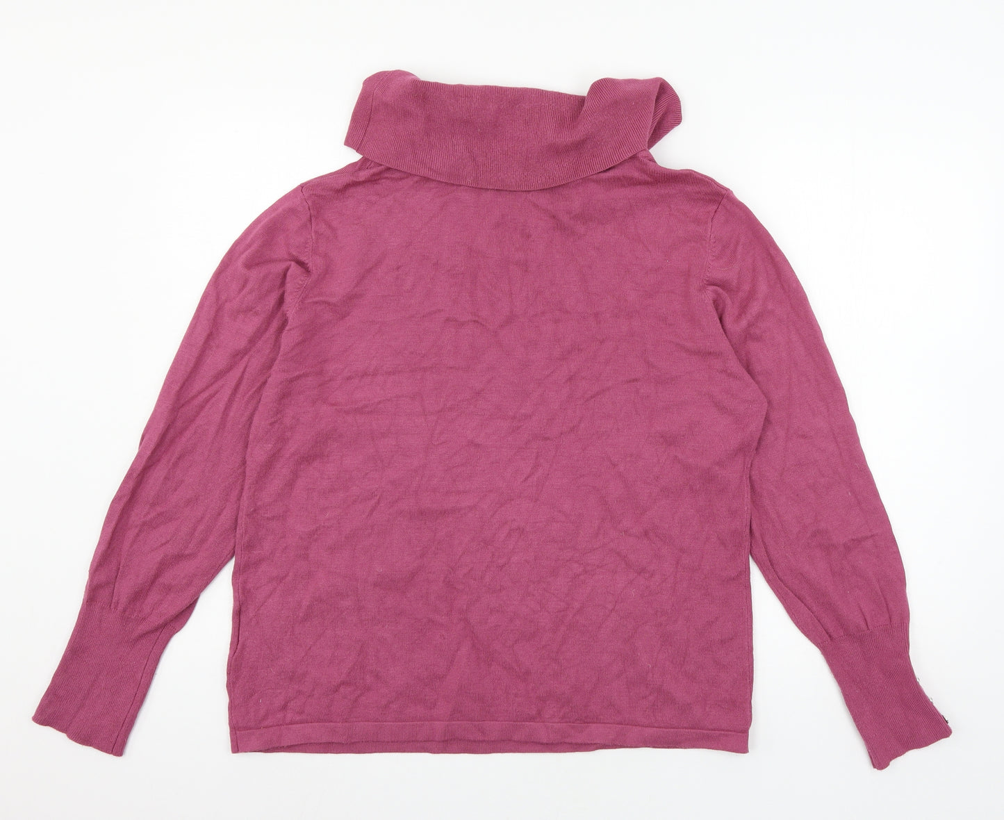 Mitzy Womens Pink  Knit Pullover Jumper Size XL