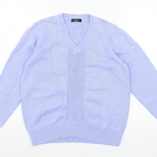Bonmarché Womens Blue  Knit Pullover Jumper Size S