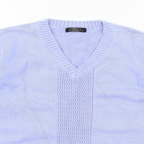 Bonmarché Womens Blue  Knit Pullover Jumper Size S