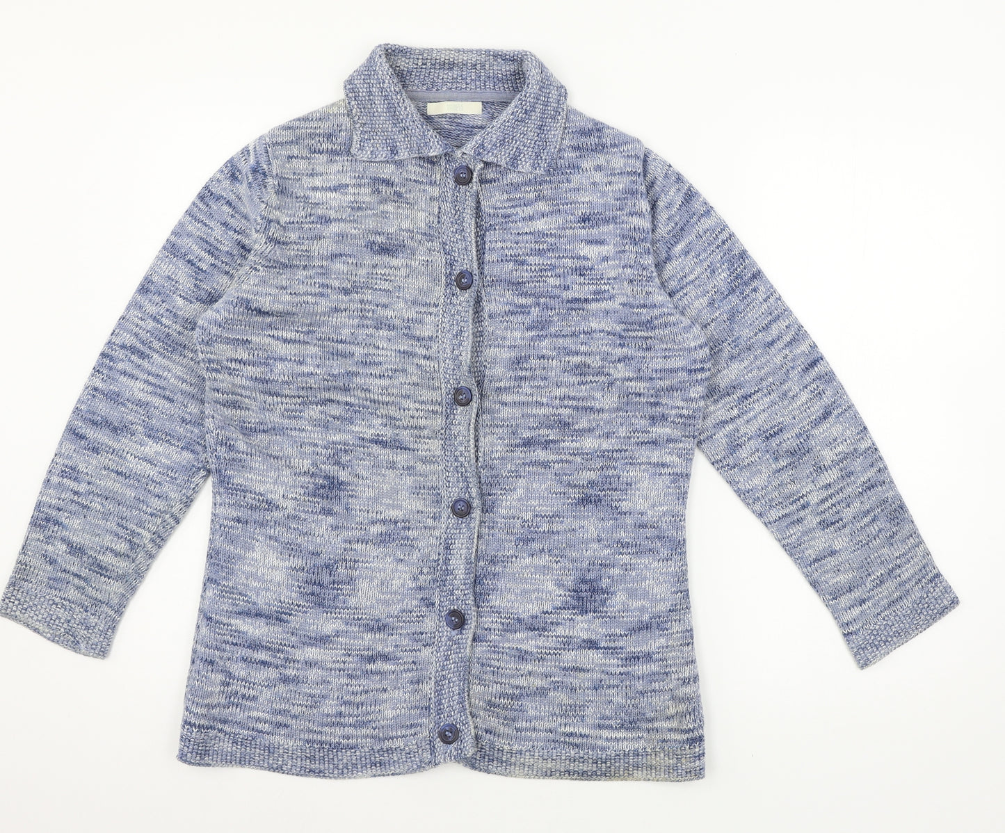 Marks and Spencer Womens Blue  Knit Cardigan Jumper Size 12
