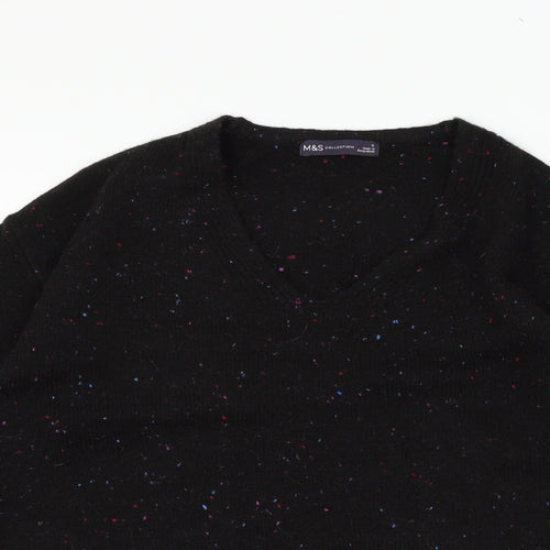 Marks and Spencer Womens Black  Knit Pullover Jumper Size S