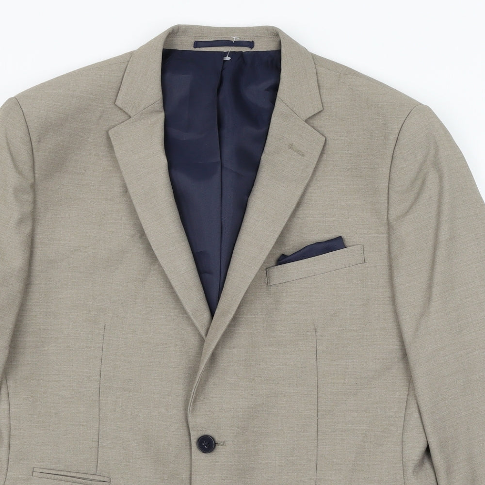 French Connection Mens Brown   Jacket Suit Jacket Size L