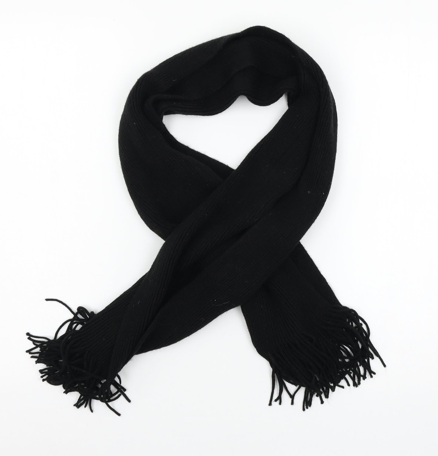 PEP & CO Womens Black  Knit  Scarf