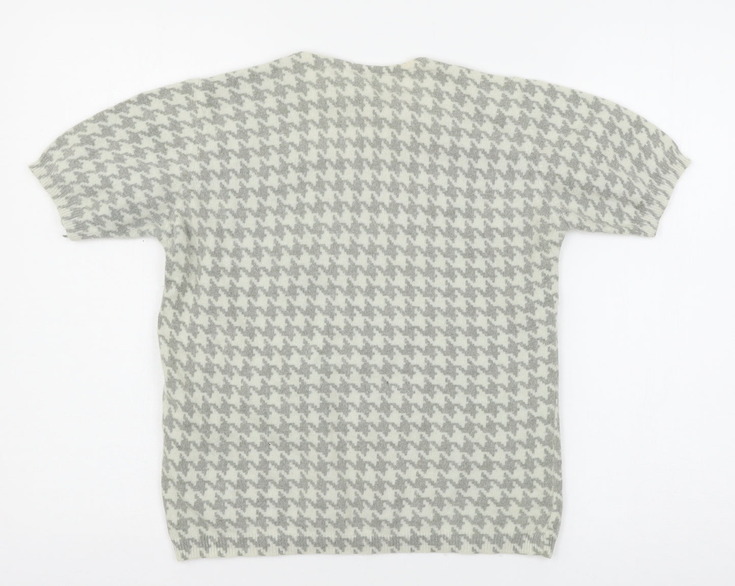 Marks and Spencer Womens Grey  Knit Basic T-Shirt Size 14