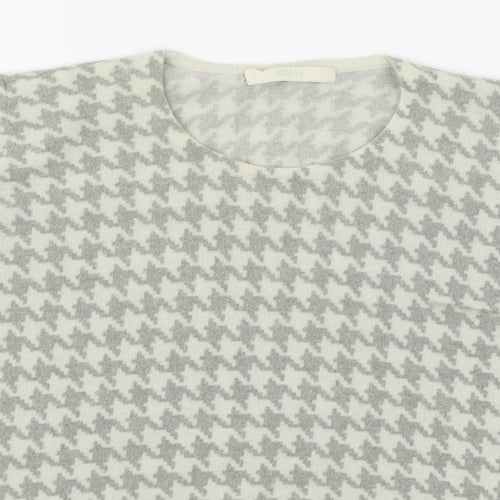 Marks and Spencer Womens Grey  Knit Basic T-Shirt Size 14
