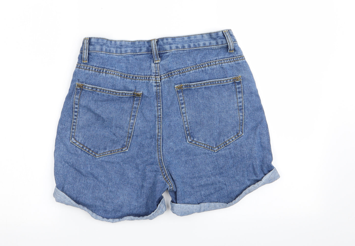 Boohoo Womens Blue   Hot Pants Shorts Size 10