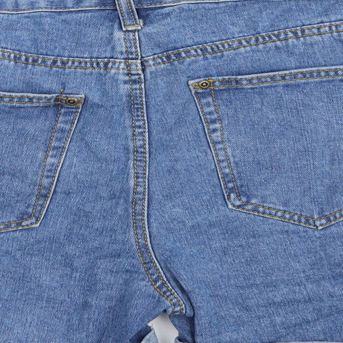 Boohoo Womens Blue   Hot Pants Shorts Size 10