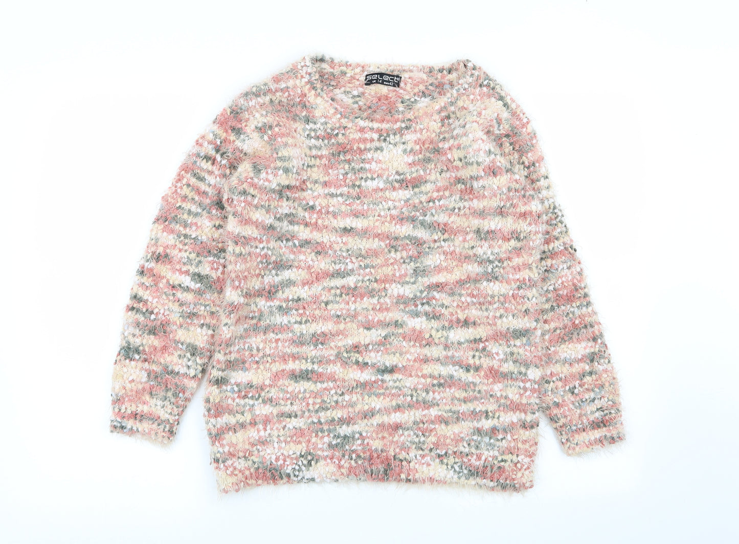 Select Womens Multicoloured   Pullover Jumper Size 14