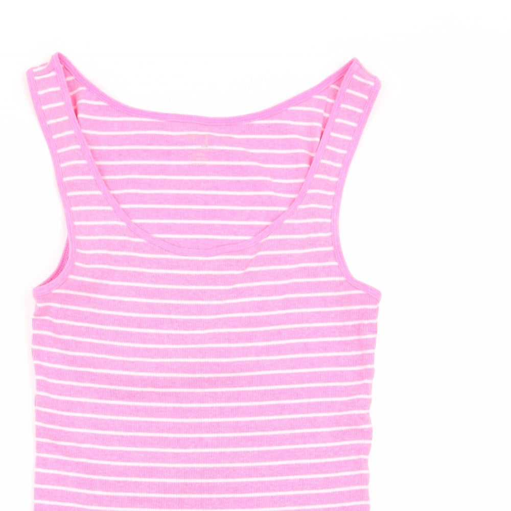 Gap Womens Multicoloured Striped  Basic Tank Size M