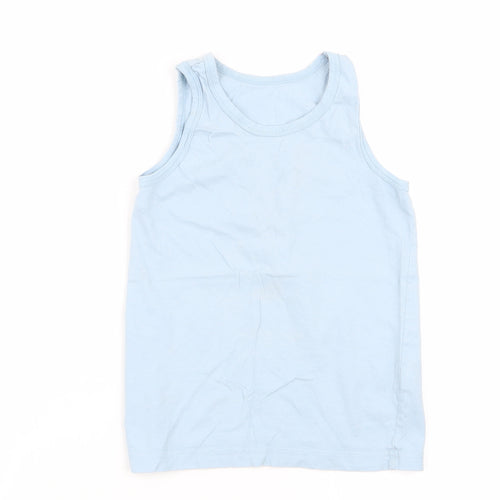 Asda George Boys Blue   Basic Tank Size 7-8 Years