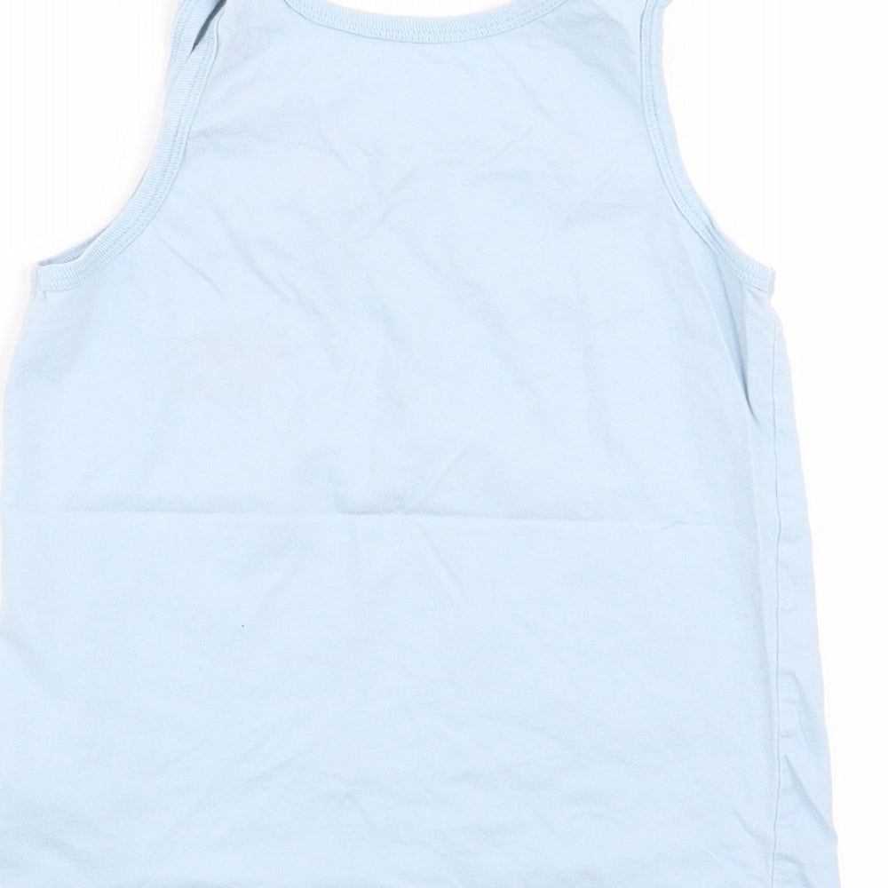 Asda George Boys Blue   Basic Tank Size 7-8 Years