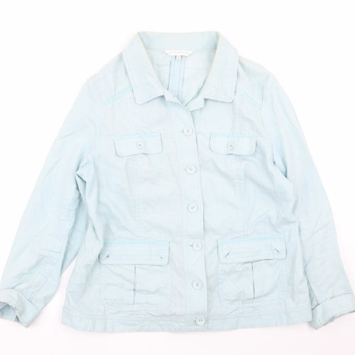 RJR.John Rocha Womens Blue   Jacket Blazer Size 16