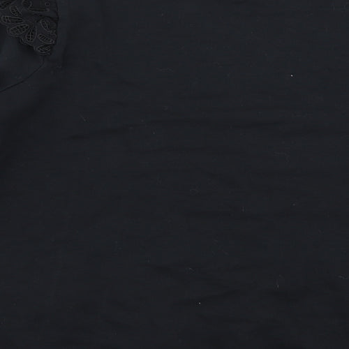 Asda George Womens Black Floral  Pullover Jumper Size M