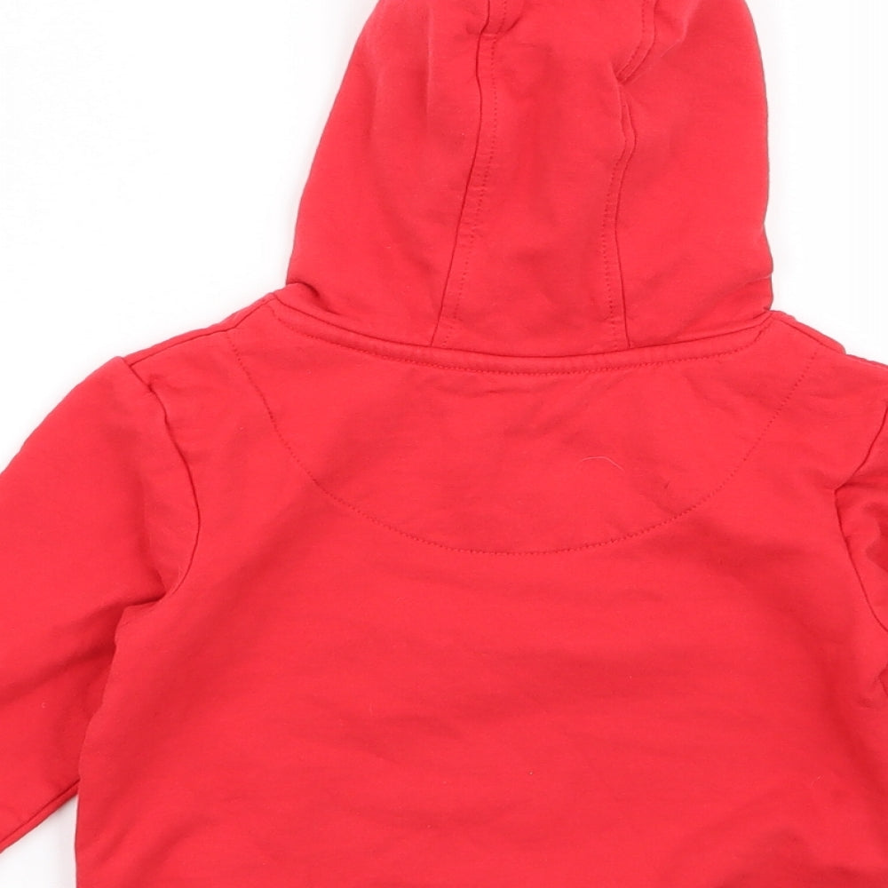 bluezoo Girls Red   Pullover Jumper Size 12-18 Months