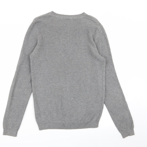 DNM Dissident Mens Grey   Pullover Jumper Size S