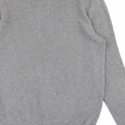 DNM Dissident Mens Grey   Pullover Jumper Size S
