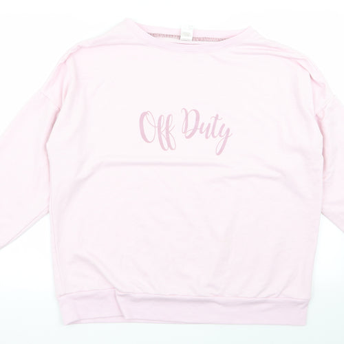 Avenue Womens Pink   Pullover Jumper Size L