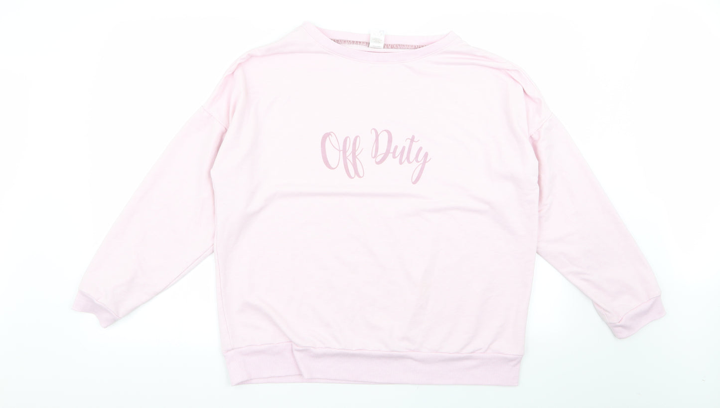 Avenue Womens Pink   Pullover Jumper Size L
