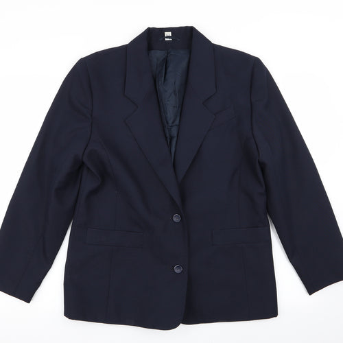 Preworn Womens Blue   Jacket Blazer Size 14