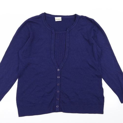Roman Womens Blue   Pullover Jumper Size L