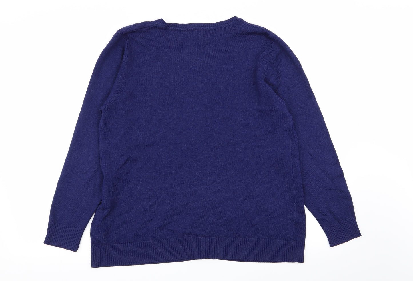 Roman Womens Blue   Pullover Jumper Size L