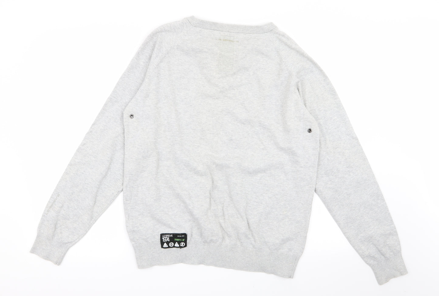 leibreve Mens Grey   Pullover Jumper Size XL