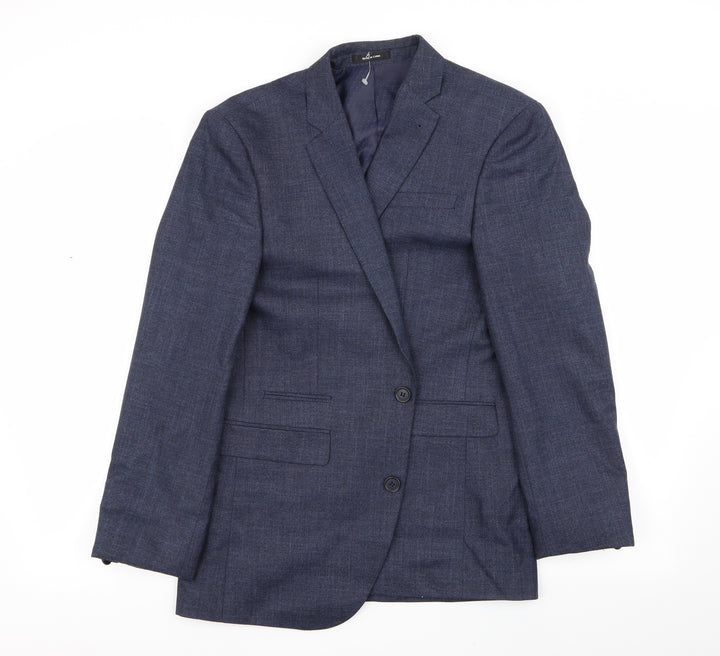 Cedar Wood State Mens Blue Jacket Blazer Size S