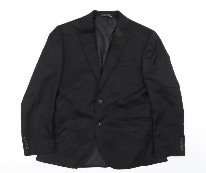 M&S Mens Black Jacket Blazer Size 40