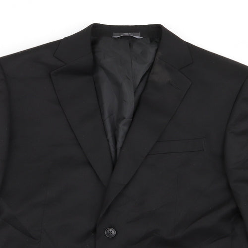 M&S Mens Black   Jacket Blazer Size 40