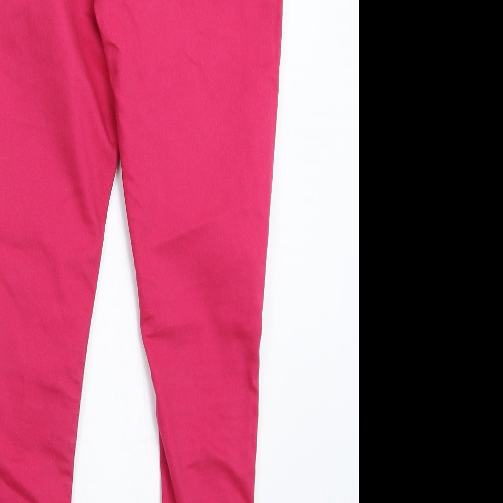 Divided Womens Pink  Denim Jegging Jeans Size 10 L25 in
