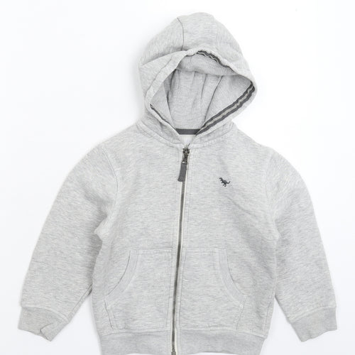 NEXT Boys Grey   Full Zip Hoodie Size 4-5 Years