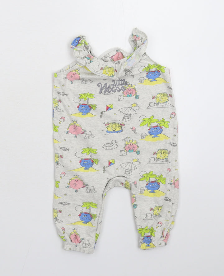 F&F Baby Grey Babygrow One-Piece Size 3-6 Months