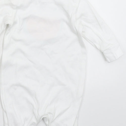Bluezoo Baby White   Babygrow One-Piece Size 3-6 Months