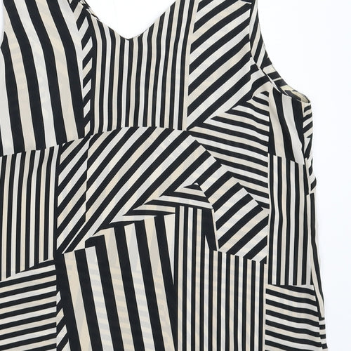 Wallis Womens Multicoloured Geometric  Basic Tank Size 14