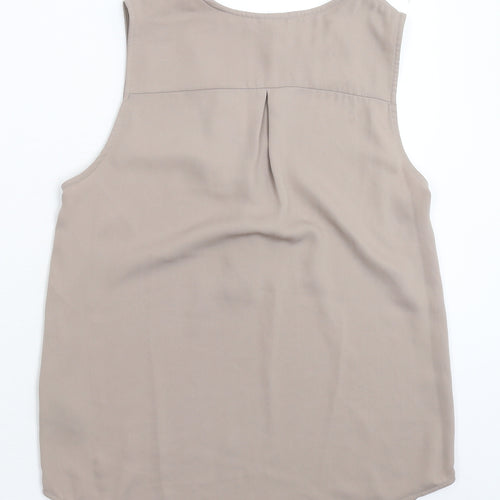 H&M Womens Grey   Basic Tank Size 8