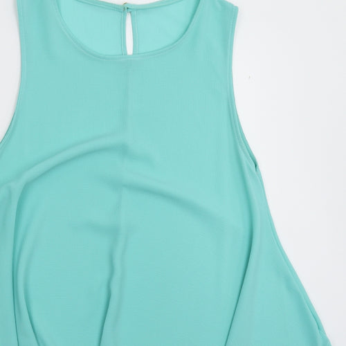 Preworn Womens Green   Basic Blouse One Size